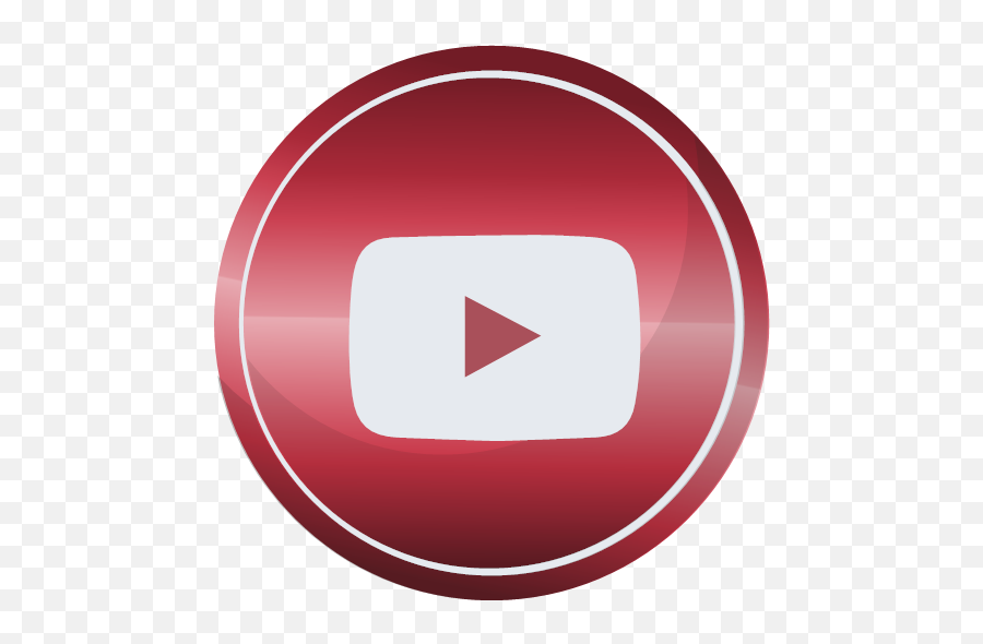 Media Social Web Youtube Icon Png Round Logo