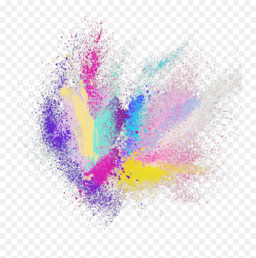 Overlays Picsart Color Splashing Pictures Png - Picsart Holi Color Png Full Hd,Png Overlays