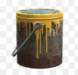 Yellow Paint Can Png Transparent - Transparent Tin Paint,Paint Can Png