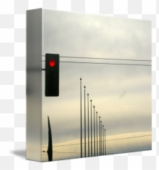 Stoplight And Flag Poles By Jane Underwood - Traffic Light png