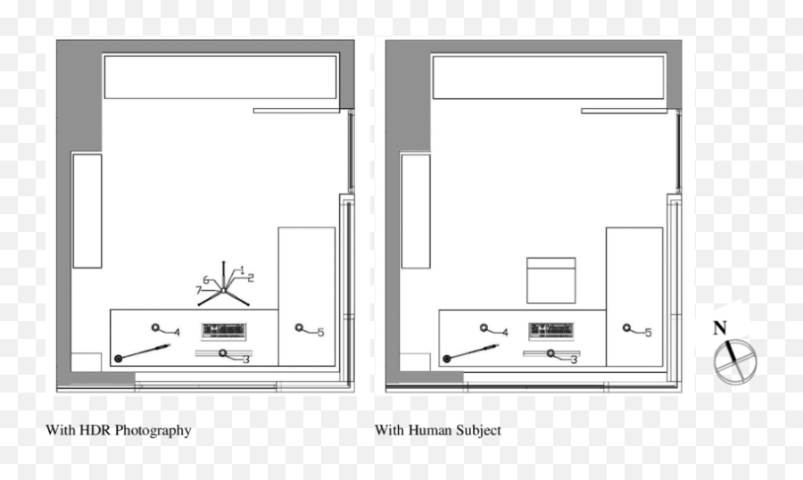 Interior Glare Study Research Setting - Floor Plan Png,Camera Glare Png