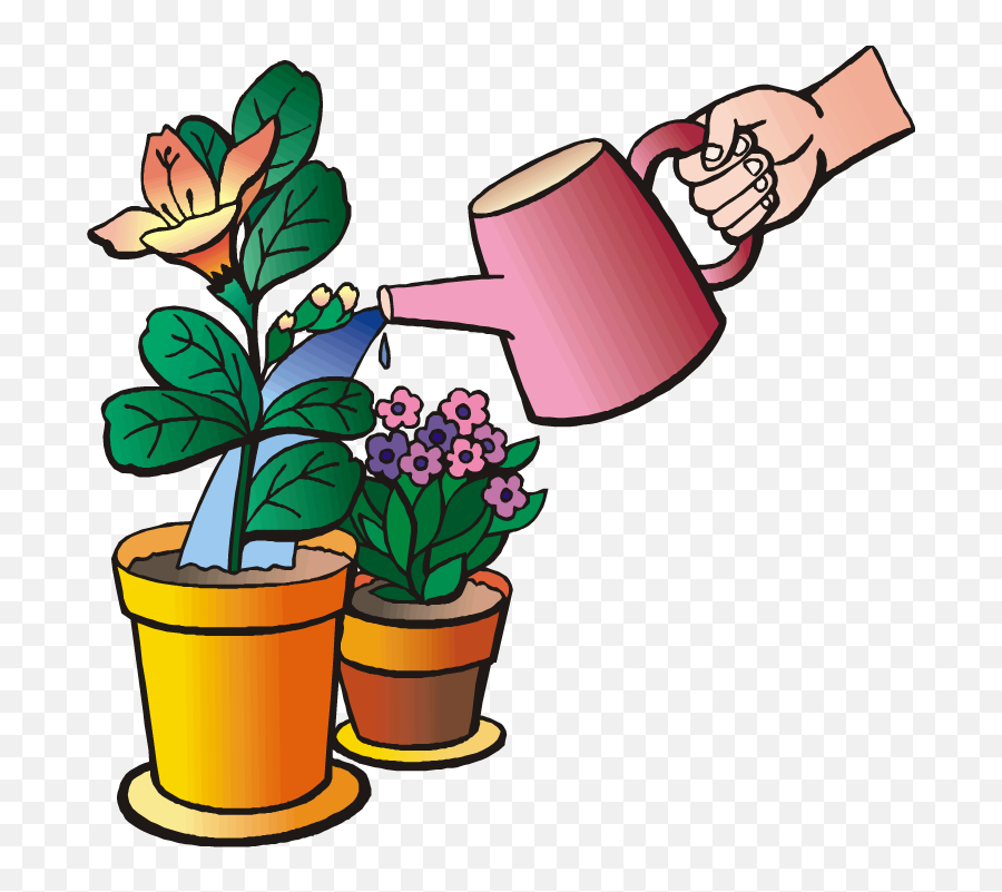 Clipart Png Water Plant - Watering Plants Clipart Png,Plant Clipart Png