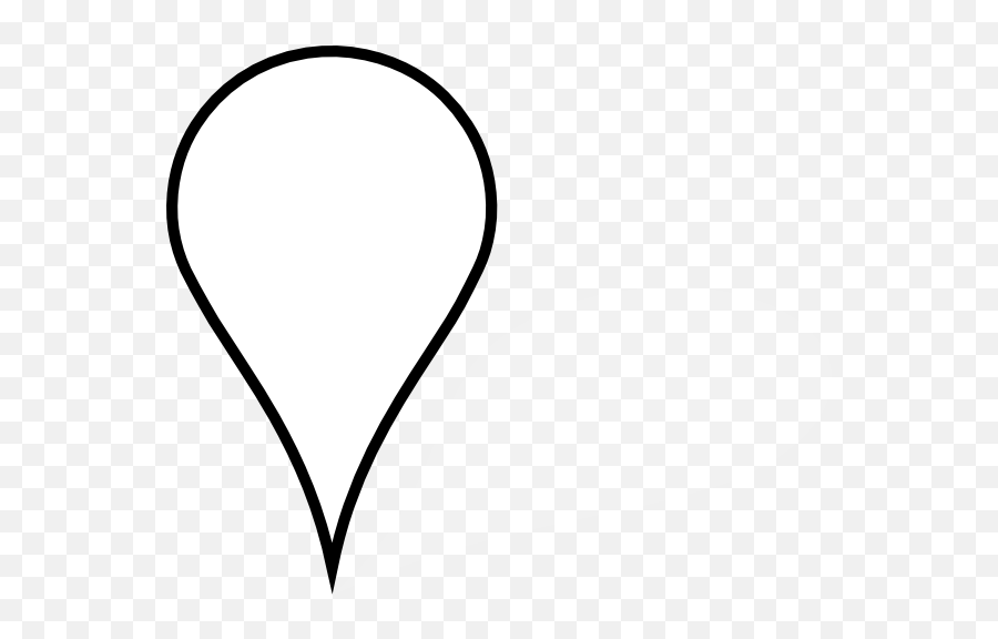 Google Map White Marker 2 Clip Art - Vector Map Marker White Png,Google Pin Png