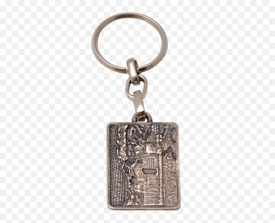 Pewter Keychain Depicting The Inspiring - Keychain Png,Empty Tomb Png