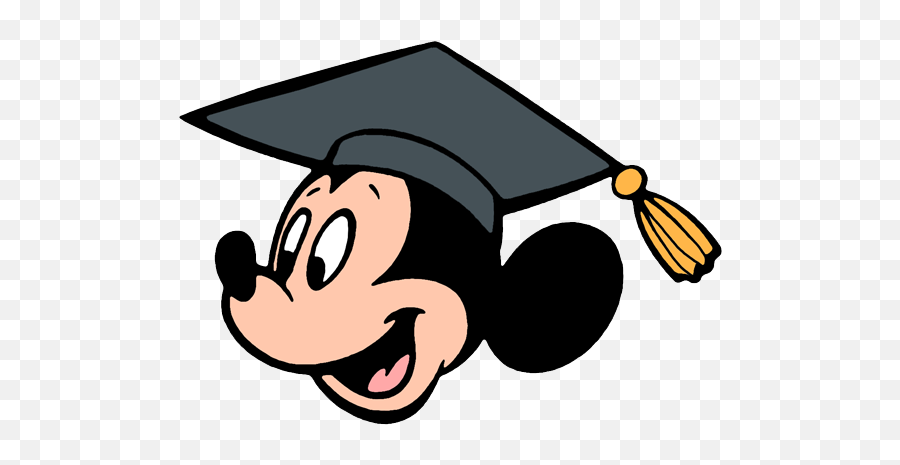 Download Pin Disney Graduation Clipart - Mickey Mouse Graduate Png,Graduation Clipart Png