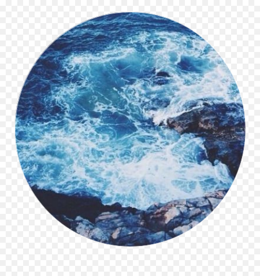 Tumblr Ocean Png Picture - Aesthetic Blue Ocean,Ocean Png