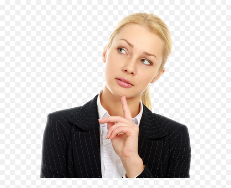 Thinking Woman Png Free Download - Business Woman Thinking Business Woman Thinking Png,Thonking Png