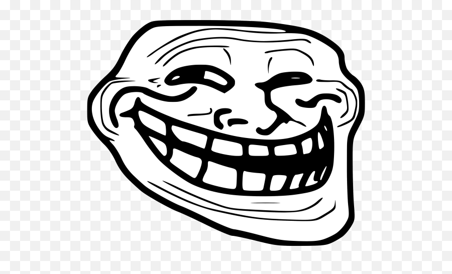 Png Trollface - Black Mirror Meme Face,Troll Face Transparent Background