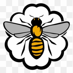 Cropped - Gvllogobeeflowerpng U2013 Arizona Honeybee Festival Honey Bee Logo Flower,Bee Png