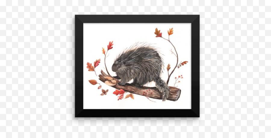 Download Hd Porcupine Print - Beaver Transparent Png Image Beaver,Beaver Png