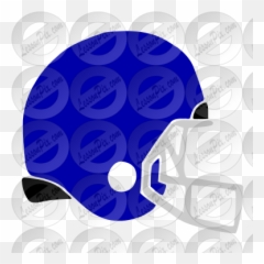 Football Helmet Stencil For Classroom Therapy Use - Great Illustration Png,Football Helmet Png