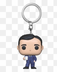 Michael Scott Pocket Vinyl Keychain - Wonder Woman Lebanon 2020 Png,Michael Scott Png