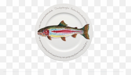 Rainbow Trout Presentation Plate - Black Forest Decor Trout Richard Bramble Png,Trout Png