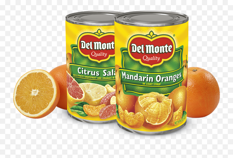 Mandarin Oranges Del Monte Foods Inc - Canned Mandarin Oranges Nutrition Png,Oranges Png