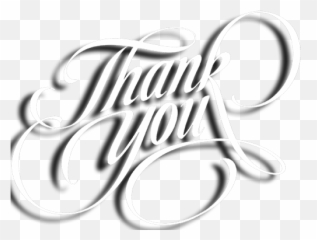 Download Source - Thank You Message Black And White Full png