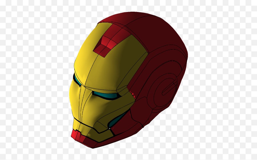 Iron Man Helmet 3d Cad Model Library Grabcad - Iron Man Png,Iron Man Mask Png