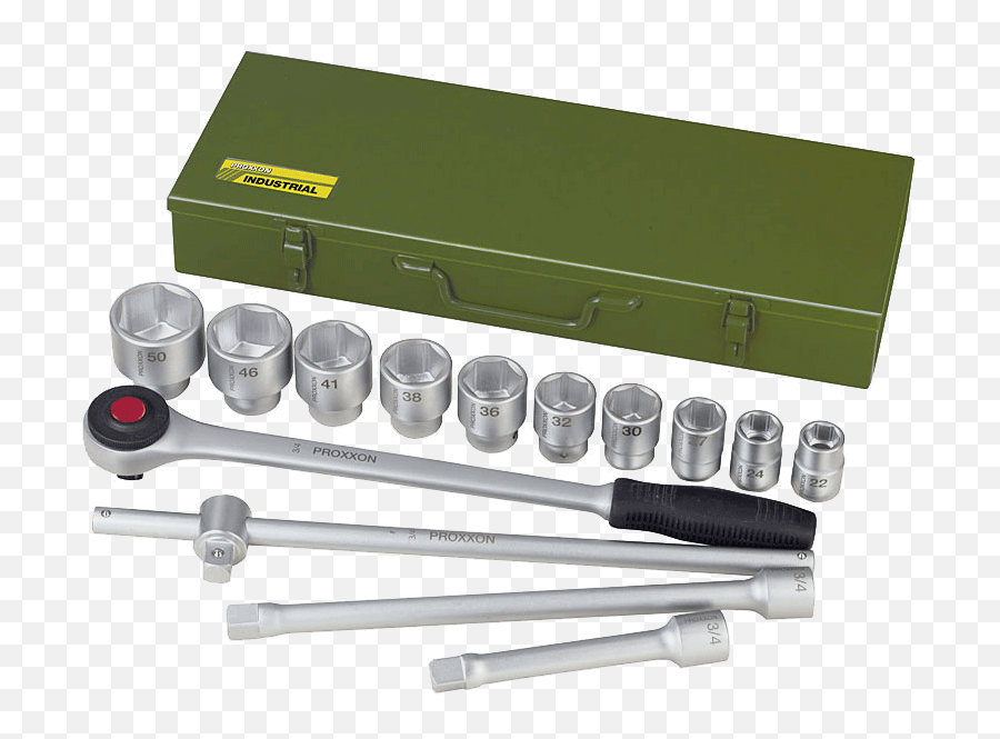 Proxxon - Socket Set With 34u0027u0027 Square Drive 23300 Proxxon Png,Socket Wrench Png