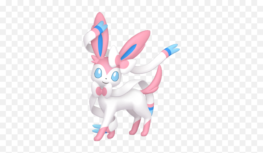 Sylveon - Pokémon Porygonz Shiny Sylveon Official Art Work Png,Sylveon Png