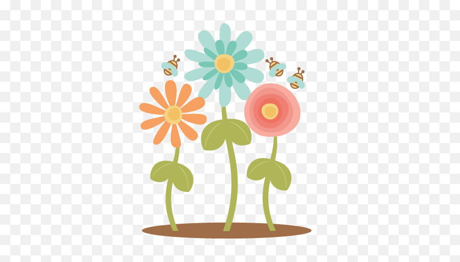Spring Flowers Clipart Png 3 Image - Cute Spring Flowers Clipart,Flowers Clipart Png
