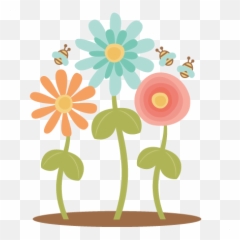 Spring Flowers Clipart Png 3 Image - Cute