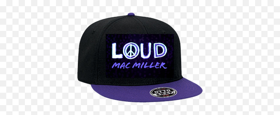 Loud Mac Miller Wool Blend Snapback - For Baseball Png,Mac Miller Logo
