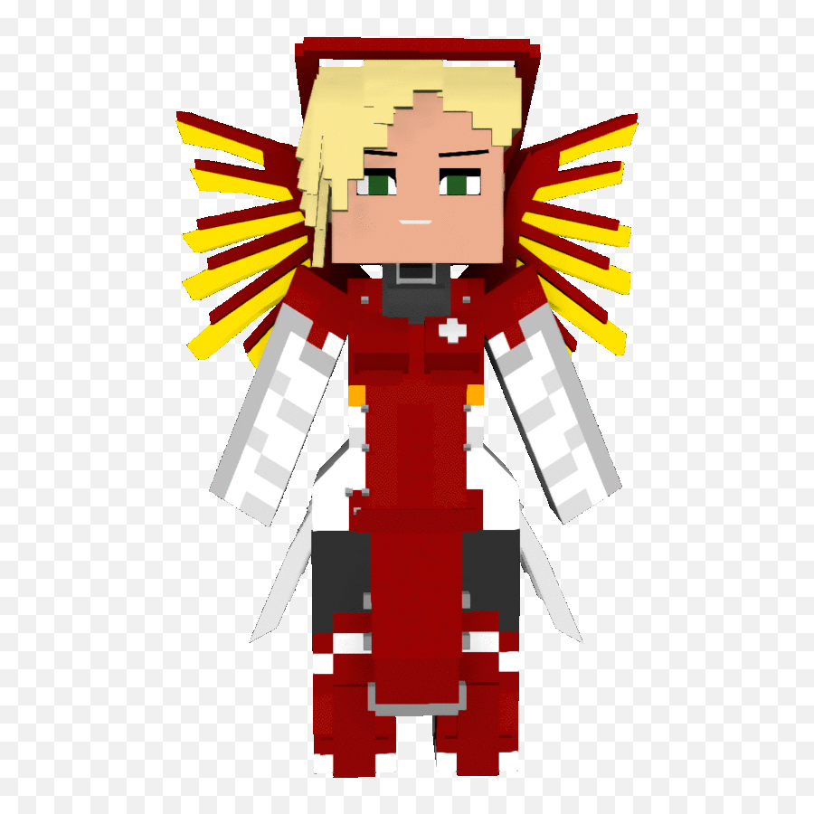 Overwatch Mercy Rig - Rigs Mineimator Forums Fictional Character Png,Overwatch Mercy Logo
