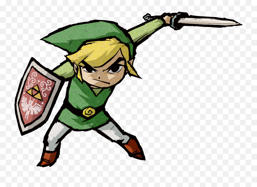 Rare Official Art Modern - Link Zelda Wind Waker Clipart Wind Waker Link Legend Of Zelda Png,Toon Link Png