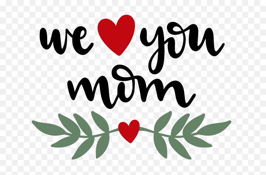 I Love You Mom Png Clipart - Heart,I Love Png