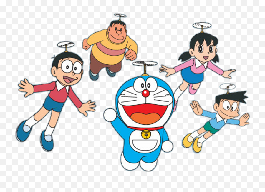 Download Transparent Background Doraemon Friends Png - Background Doraemon Png,Friends Transparent