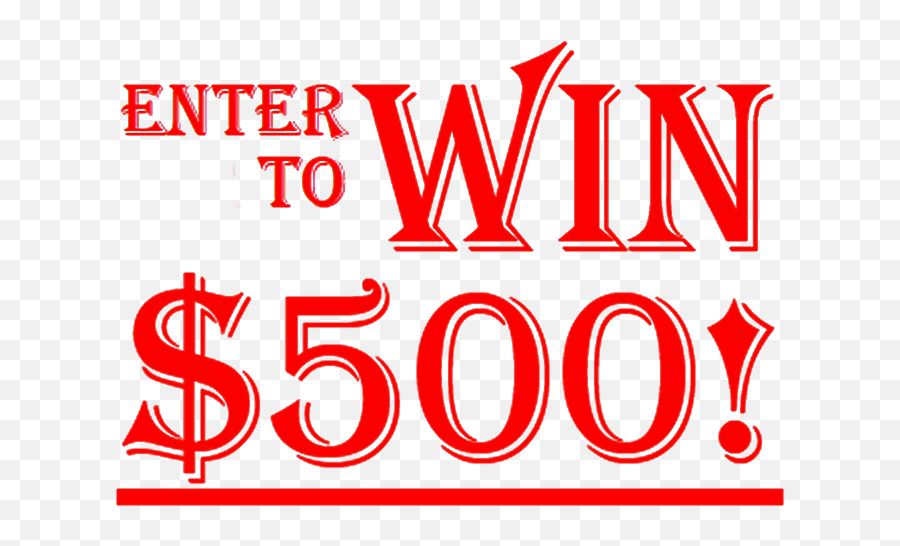 Enter To Win 500 - Standard Building Supplies Ltd Wgok Png,Enter To Win Png