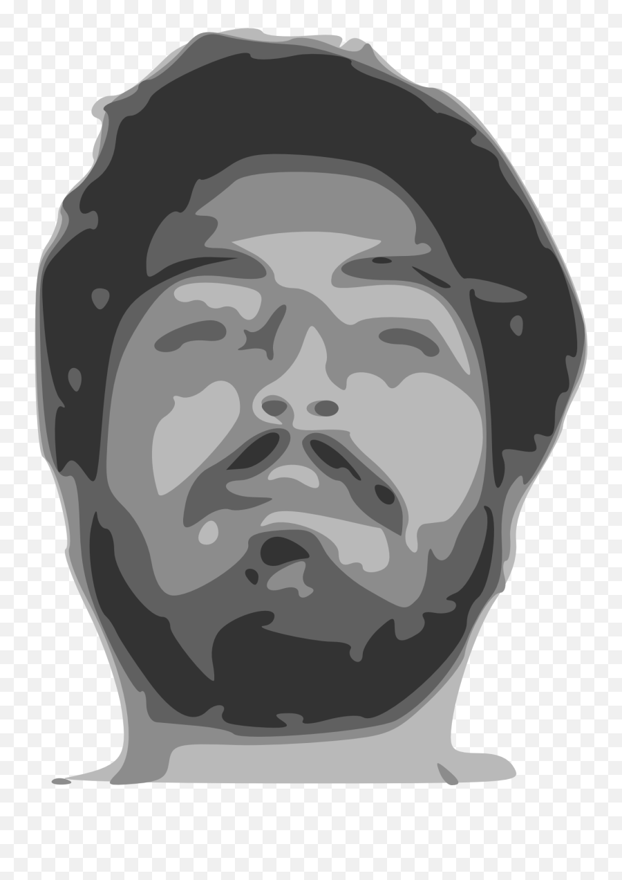 Male Face With Beard Portrait Drawing - Man Face Blur Png,Png Beard