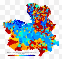 Castilla - La Mancha Poblacion png