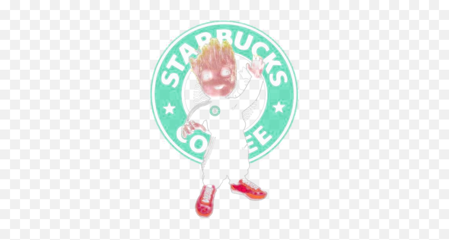 Baby Groot Starbucks Coffee Logo Shirt - Starbucks Png,Starbucks Coffee Logo