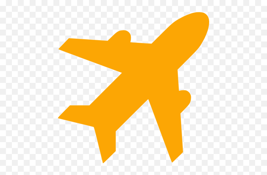 Orange Airport Icon - Free Orange Airport Icons Png Airplane Icon Orange,Aiport Icon