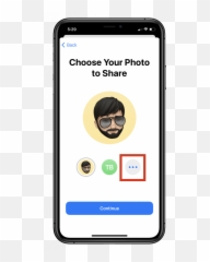 Want To Set Funny Memoji As Profile Picture - Smartphone png