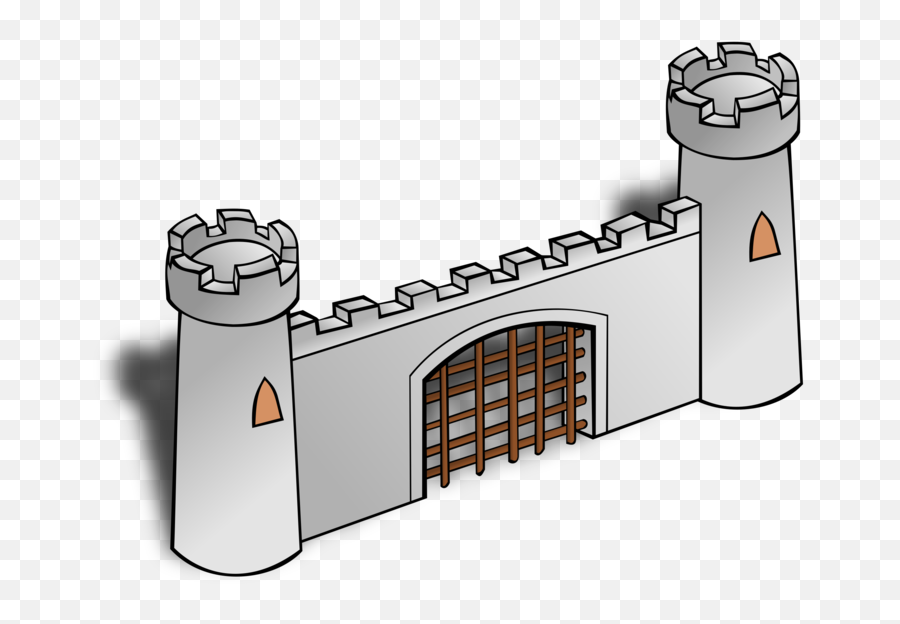 Angle Cylinder Middle Ages Png Clipart - Castle Wall Clipart,Cartography Statue Icon