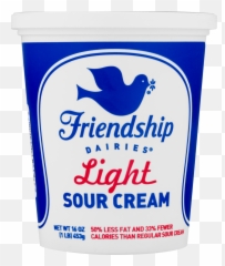 Friendship Dairies Light Sour Cream 16 - Friendship Dairies Png,Sour Cream Icon
