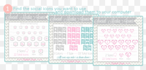 Find The Social Media Icons You Want To Install - Number Language png