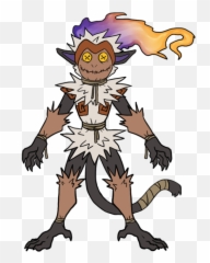 Download Hd Pokemon Fusion Infernape - Mimikyu Fusions Png,Mimikyu Png