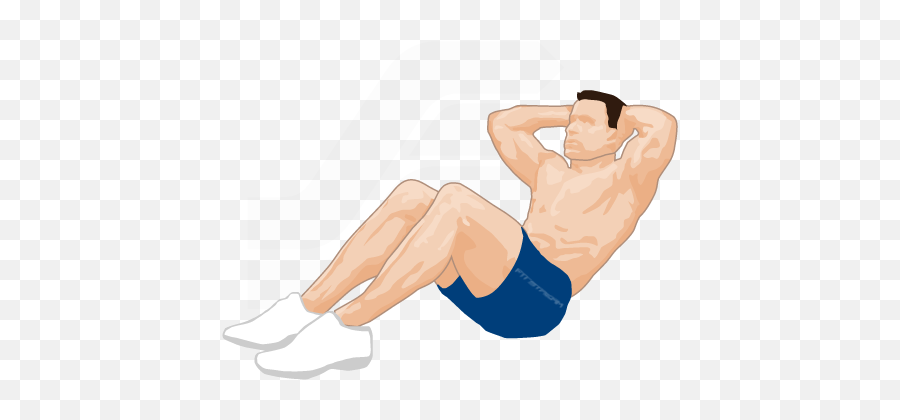 Aahper Test Flexed Leg Sit Up - Png Image On Abs Workout,Abs Png