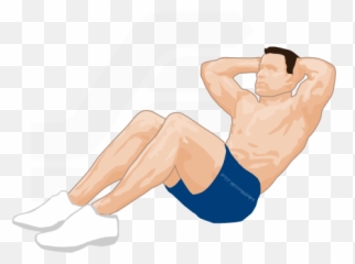 Aahper Test Flexed Leg Sit Up - Png Image On Abs Workout,Abs Png