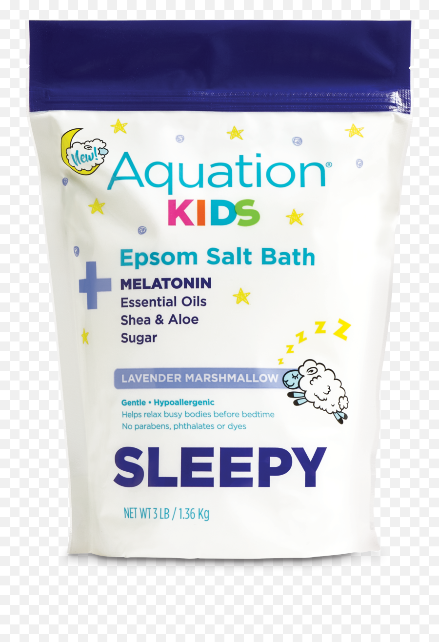 Aquation Kids Epsom Salt Sleepy Time 3 Lbs Bag Png Bath Icon