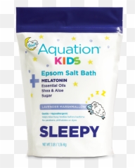 Aquation Kids Epsom Salt Sleepy Time 3 Lbs Bag Png