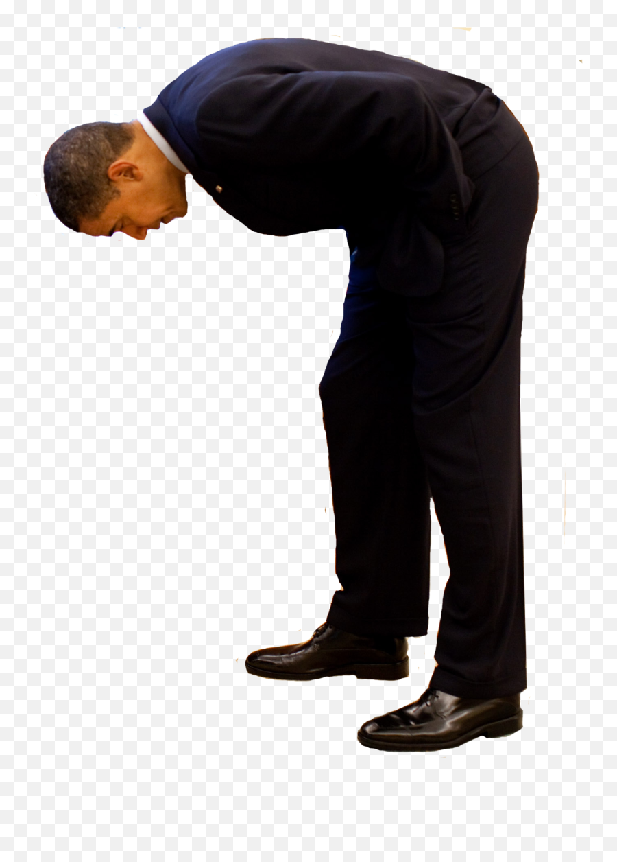 Obama Standing Png - Man Looking Down Png Clipart Full Obama Looking Down At Phone,Man Standing Png