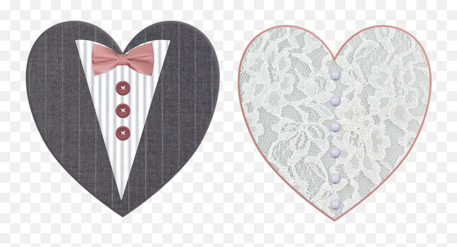 Wedding Bride And Groom Hearts - Free Image On Pixabay Corazon De Novia Y Novio Png,Groom Icon