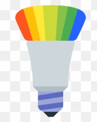 Rgb Lamp Icon - Incandescent Light Bulb Full Size PNG Png