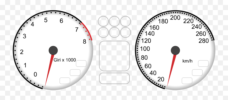 Dashboard Clipart - Clipart Suggest Tablero De Auto Dibujo Png,Tachometer Icon