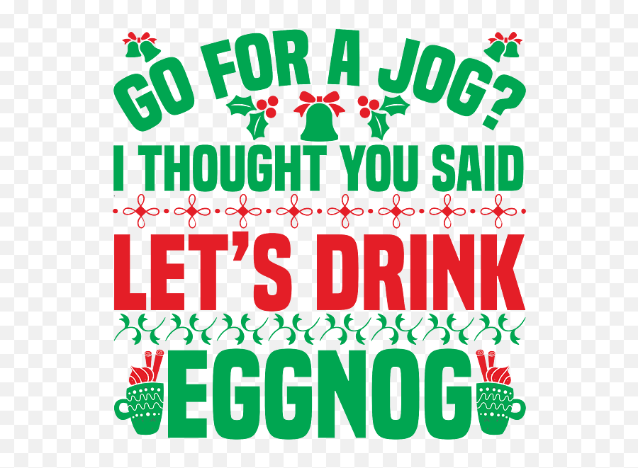 Egg Nog Fitness Jog Funny Christmas Coffee Mug For Sale By - Language Png,Eggnog Icon