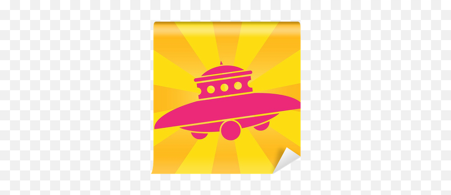 Wall Mural Ufo Pop Art Icon - Pixersus Png,Icon Wall Art