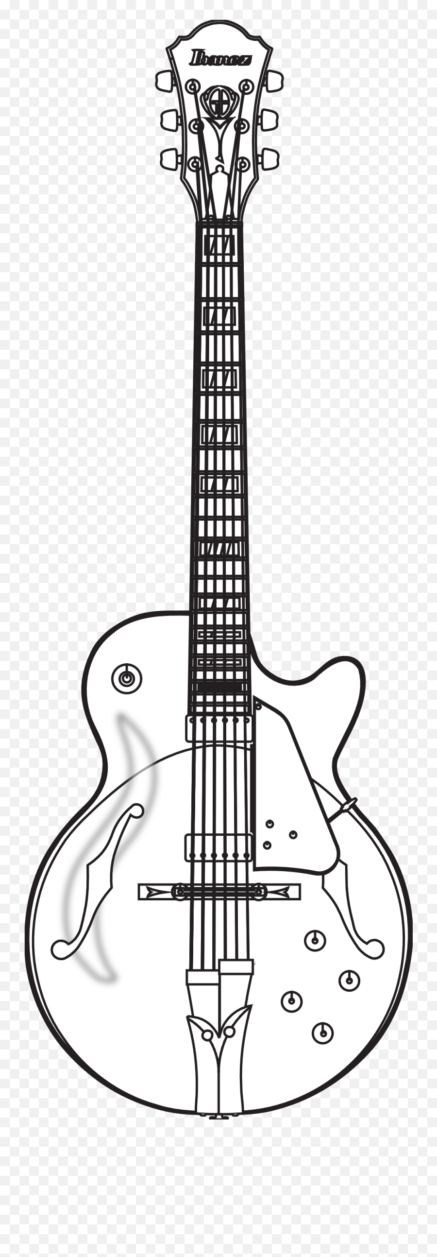 Atypiques - String Instruments Drawing Png,Cartoon Guitar Png